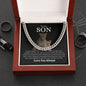 To My Son | Love You Always | Cuban Link Chain - Elliotrose Gifts