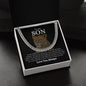 To My Son | Never Forget | Cuban Link Chain - Elliotrose Gifts