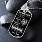 To My Son | Never Forget |Dog Tag Chain - Elliotrose Gifts