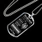 To My Son | Never Forget |Dog Tag Chain - Elliotrose Gifts