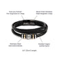 To My Son - Never Forget - I Love You Forever Bracelet - Elliotrose Gifts