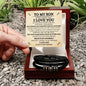 To My Son - Never Forget - I Love You Forever Bracelet - Elliotrose Gifts