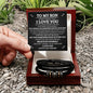 To My Son - Never Forget - I Love You Forever Bracelet - Elliotrose Gifts