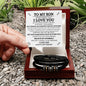 To My Son - Never Forget - I Love You Forever Bracelet - Elliotrose Gifts