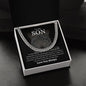 To My Son | So Proud | Cuban Link Chain - Elliotrose Gifts