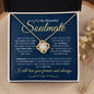 To My Soulmate | Forever and Always | Love knot Necklace - Elliotrose Gifts