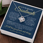 To My Soulmate | Forever and Always | Love knot Necklace - Elliotrose Gifts