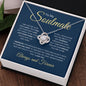 To My Soulmate | How Special | Love Knot Necklace - Elliotrose Gifts