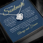 To My Soulmate | How Special | Love Knot Necklace - Elliotrose Gifts