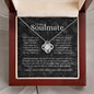 To My Soulmate | I Love You | Love Knot Necklace - Elliotrose Gifts