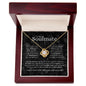 To My Soulmate | I Love You | Love Knot Necklace - Elliotrose Gifts