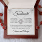 To My Soulmate | I Love You | Love Knot Necklace - Elliotrose Gifts