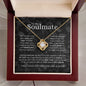 To My Soulmate | I Love You | Love Knot Necklace - Elliotrose Gifts
