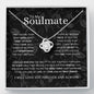 To My Soulmate | I Love You | Love Knot Necklace - Elliotrose Gifts