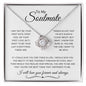 To My Soulmate | Love You Forever | (Love Knot Necklace) - theelliotrose