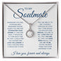 To My Soulmate | My Queen | Eternal Hope Necklace - Elliotrose Gifts