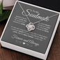To My Soulmate | Never Forget | Love Knot Necklace - Elliotrose Gifts