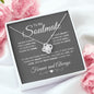 To My Soulmate | Never Forget | Love Knot Necklace - Elliotrose Gifts