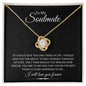 To My Soulmate | One Thing | Love Knot Necklace - Elliotrose Gifts