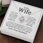 To My Wife | Feel My Love | Love Knot Necklace - Elliotrose Gifts