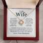 To My Wife | Feel My Love | Love Knot Necklace - Elliotrose Gifts