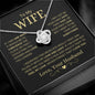 To My Wife | Feel My Love | Love Knot Necklace - Elliotrose Gifts