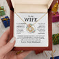 To My Wife | If I Had One Wish | Love Knot Necklace - Elliotrose Gifts