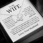 To My Wife | If I Had One Wish | Love Knot Necklace - Elliotrose Gifts