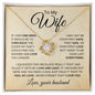 TO My Wife | Last Everything | Love Knot Necklace - Elliotrose Gifts