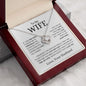 TO My Wife | Last Everything | Love Knot Necklace - Elliotrose Gifts