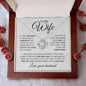 TO My Wife | Last Everything | Love Knot Necklace - Elliotrose Gifts