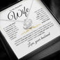 TO My Wife | Last Everything | Love Knot Necklace - Elliotrose Gifts