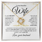 TO My Wife | Last Everything | Love Knot Necklace - Elliotrose Gifts
