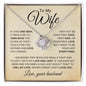 TO My Wife | Last Everything | Love Knot Necklace - Elliotrose Gifts