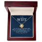 To My Wife | Last Everything | Love Knot Necklace - Elliotrose Gifts