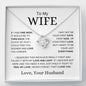 TO My Wife | Last Everything | Love Knot Necklace - Elliotrose Gifts
