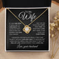 TO My Wife | Last Everything | Love Knot Necklace - Elliotrose Gifts