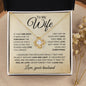 TO My Wife | Last Everything | Love Knot Necklace - Elliotrose Gifts