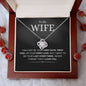 To My Wife | Love You | Love Knot Necklace - Elliotrose Gifts