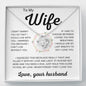 To My Wife | Loving You | Love Knot Necklace - Elliotrose Gifts
