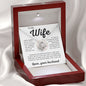 To My Wife | Loving You | Love Knot Necklace - Elliotrose Gifts