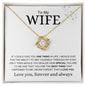To My Wife | One Thing | Love Knot Necklace - Elliotrose Gifts