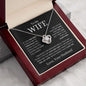 To My Wife | One Wish | Love Knot Necklace - Elliotrose Gifts