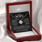 To My Wife | One Wish | Love Knot Necklace - Elliotrose Gifts
