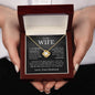 To My Wife | One Wish | Love Knot Necklace - Elliotrose Gifts