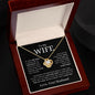 To My Wife | One Wish | Love Knot Necklace - Elliotrose Gifts
