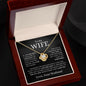 To My Wife | One Wish | Love Knot Necklace - Elliotrose Gifts