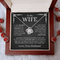 To My Wife | Squeezed This Necklace | Love Knot Necklace - Elliotrose Gifts