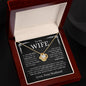To My Wife | Squeezed This Necklace | Love Knot Necklace - Elliotrose Gifts