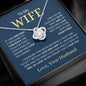 To My Wife | Your Last Everything | Love knot Necklace - Elliotrose Gifts